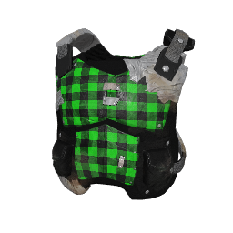 Green Plaid Makeshift Armor