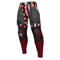 Patriotic Red Military Pants