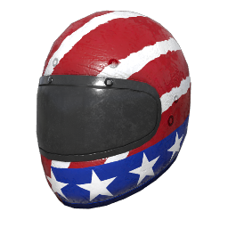 Patriotic Racing Helmet