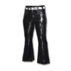 Leather Bootcut Pants