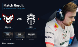 统治力依旧 Herioc 2-0 轻取BIG_c5game
