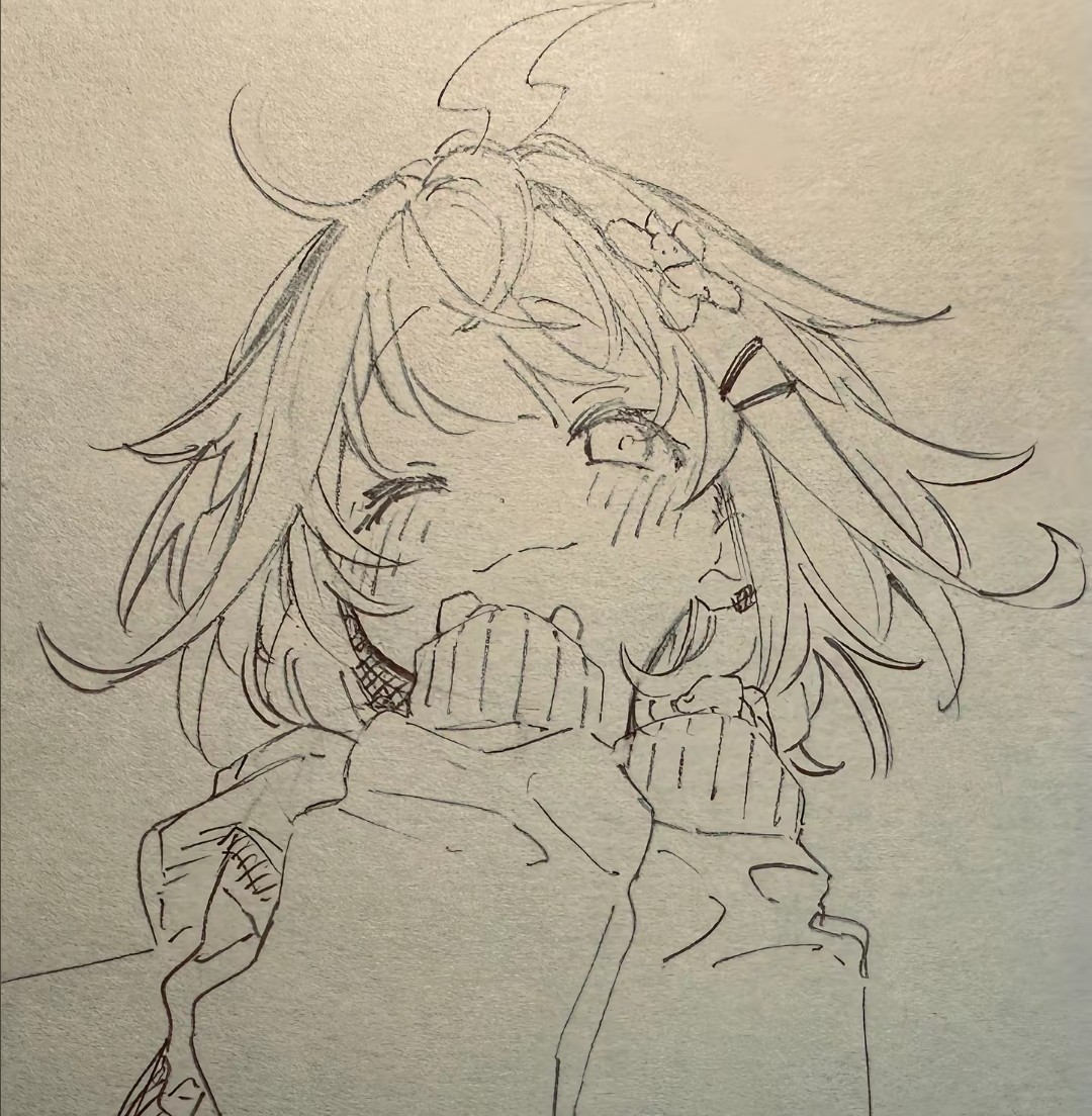 且借人间二两墨