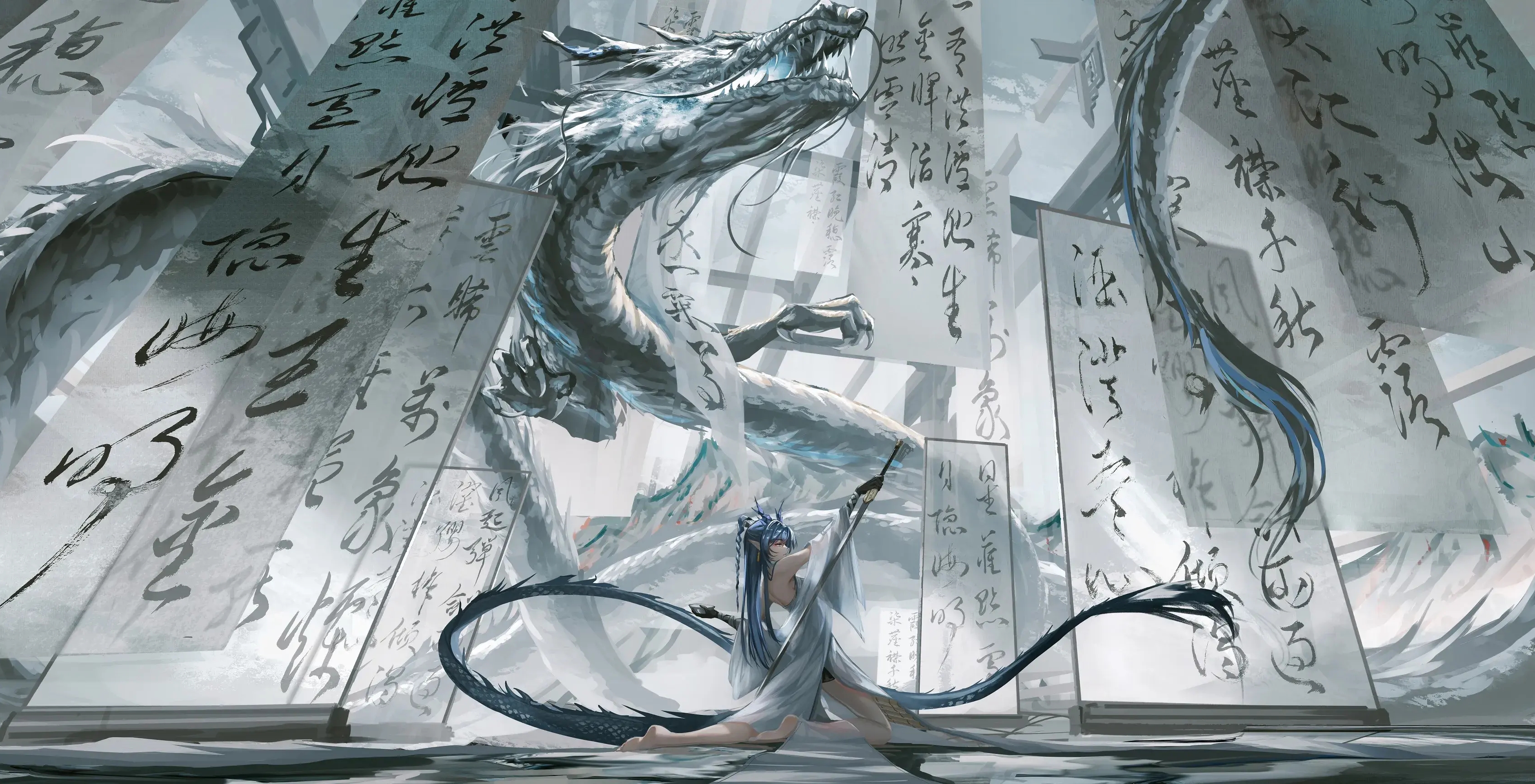 星辰月下
