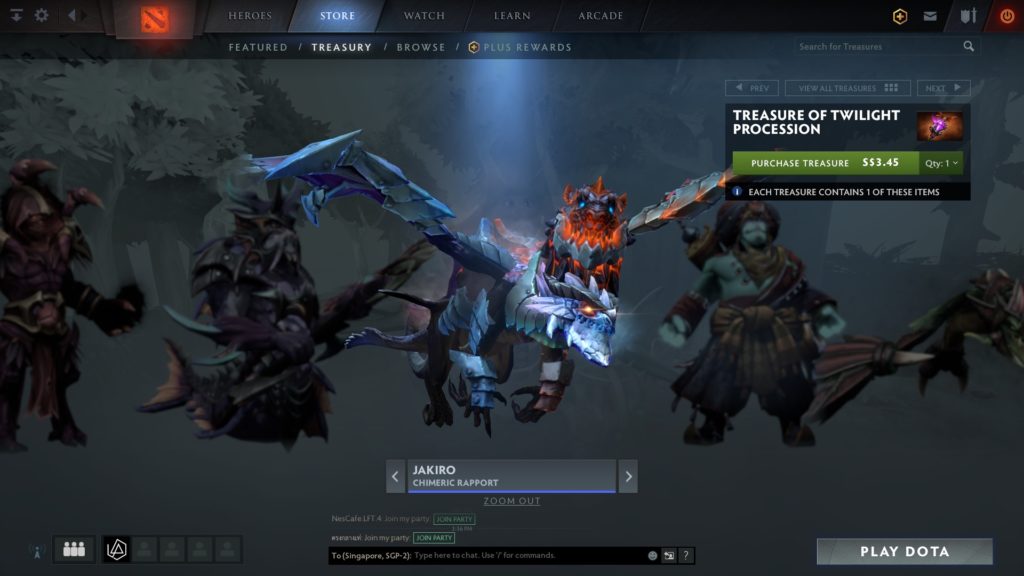 Valve Dropped The Latest Dota 2 Chest The Treasure Of The