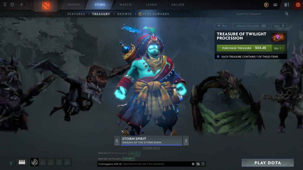 Valve Dropped The Latest Dota 2 Chest The Treasure Of The